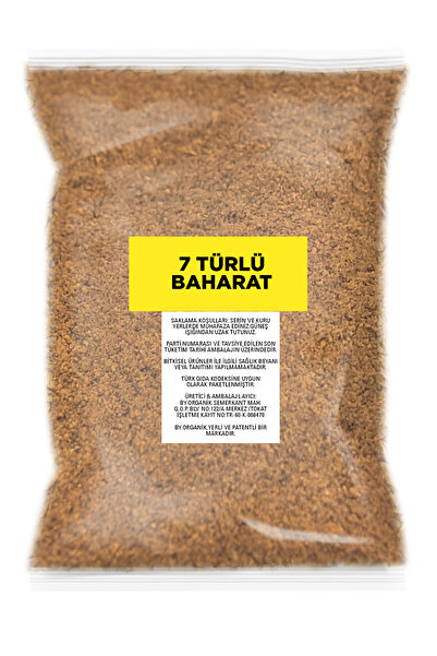 BY ORGANİK 7 ( Yedi ) Türlü Karışım Baharat 105 gr