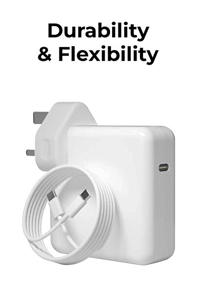 Glassology محول USB-C لجهاز MacBook بقوة 96 واط - شحن PD سريع وذكي وآمن