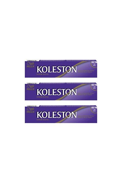 Wella Koleston Tüp Boya 50 ml - 66.46 Aşk Alevi 3 Adet