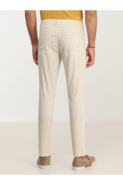Kip Taş Dokuma Slim Fit Casual Pamuk Karışımlı Pantolon