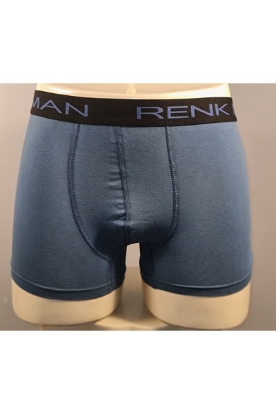 RENK MAN Men's Plain Cotton Solid Color Boxer