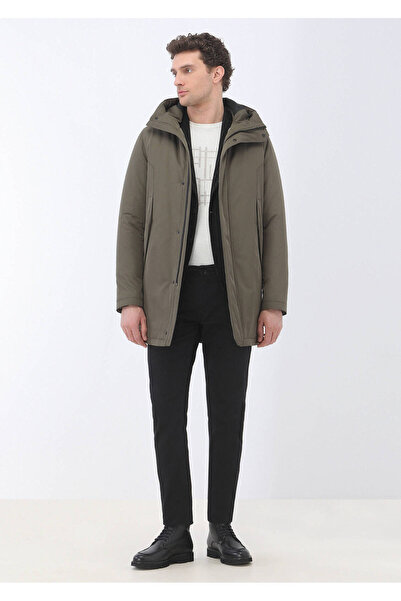 Kip Ekru Bisiklet Yaka Yün Karışımlı Triko Kazak