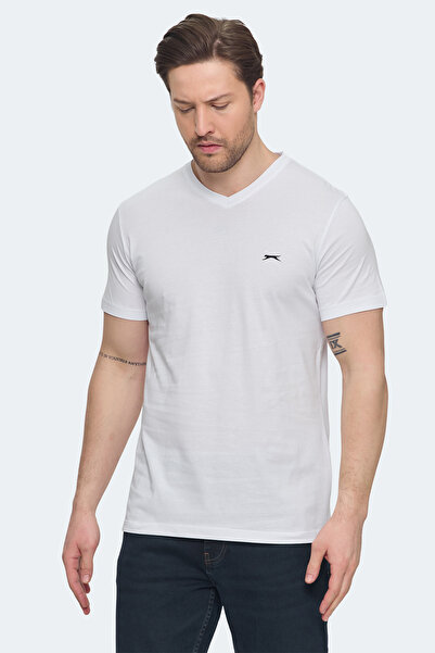 Slazenger Ανδρικό T-shirt Sargon Λευκό