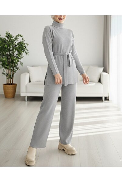 Modamorfo Набір з напівголовним поясом і шнурком - світло-сірий