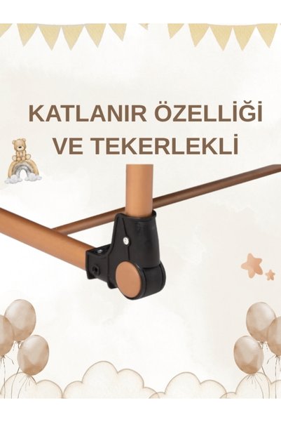 modabebekler Ciciko C-2500 Anne Yanı Katlanır Sallanır Sabitlenir Beşik Yatak Hediyeli