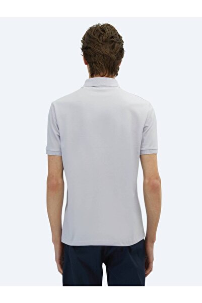 Kip Lilac Plain Polo Neck 100% Cotton T-Shirt