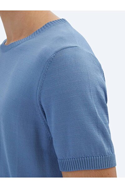 Kip Авіатор Синій велосипедний комір Плоский трикотаж