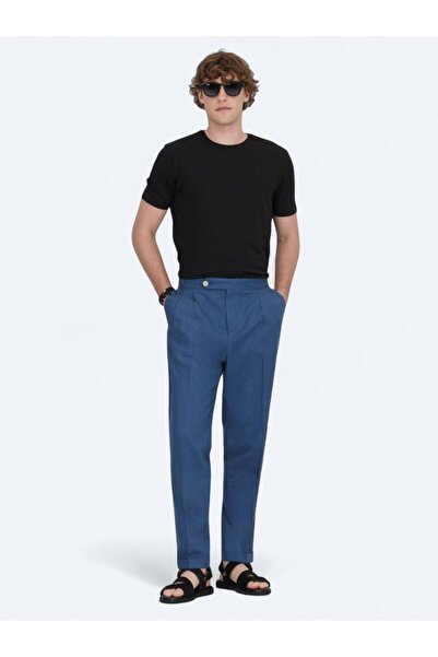 Kip Indigo Dokuma Carrot Fit Casual Бавовняні штани з додаванням синтетичних волокон