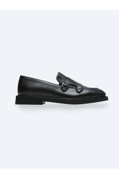 ABDURRAKİP ÇETİN SİİRT YÖRESEL ÜRÜNLER Black Leather Smart Casual Loafer