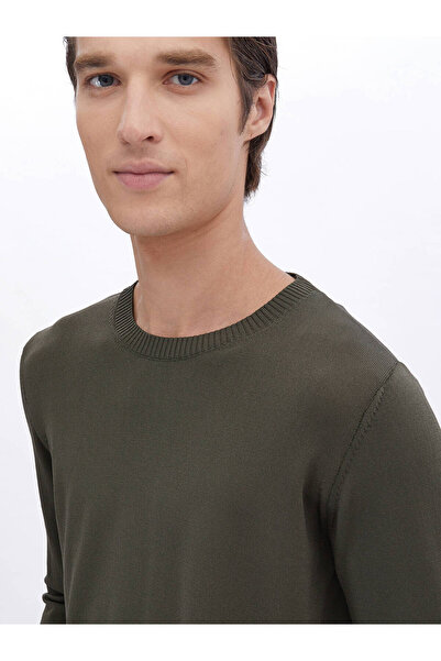 Kip Хакі велосипедний комір, прямий трикотажний светр