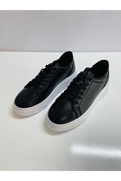 oflamaz Lufian Erkek Sneaker İçi Dışı %100 Hakiki Deri 5cm Boy uzatan Ayakkabı Erkek Ayakkabı