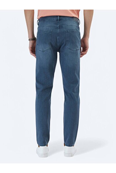 Kip Темно-сині джинси Slim Fit з бавовняної суміші