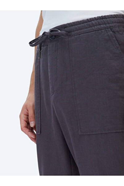 Kip Anthracite Jogging Fit Casual Παντελόνι - Υφαντό