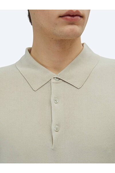 Kip Камінь Поло Яка Прямий В'язаний Трико