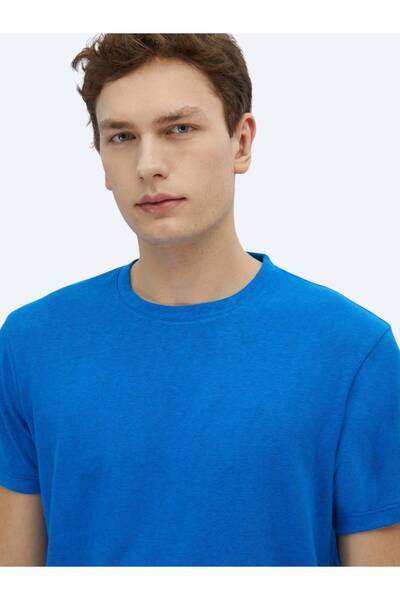 Kip Μπλουζάκι Saks με λαιμόκοψη από βαμβακερό μείγμα