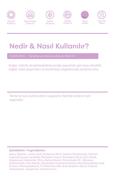 Dermobliss ALUMINUM FREE CLEARROLL ROLL-ON 50 ML