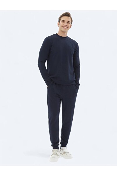 Kip Темно-синій світшот з капюшоном