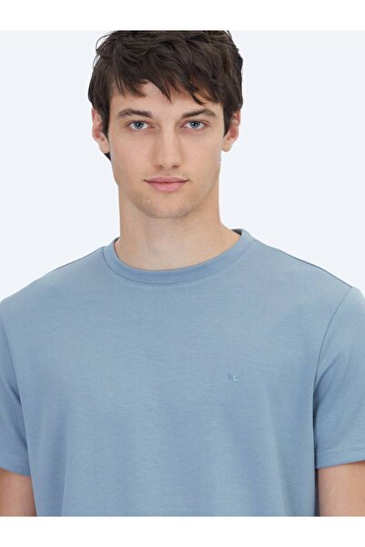 Kip Синя футболка з круглим вирізом