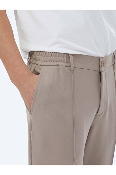 Kip Jogging Fit Mink Casual Trousers