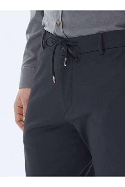 Kip Lacivert Örme Jogging Fit Casual Pantolon