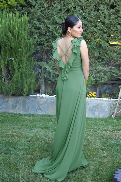 FaBe Fashion Valonlu Şifon Elbise