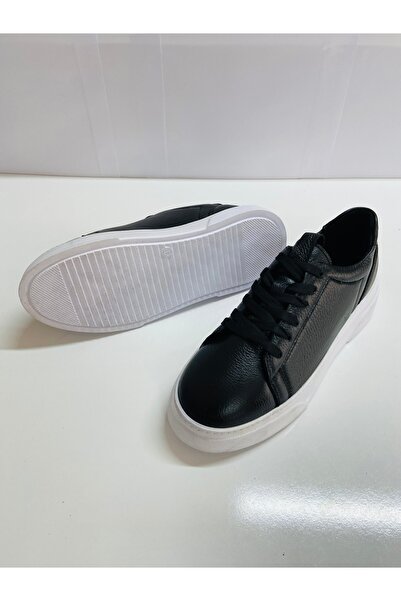 oflamaz Lufian Erkek Sneaker İçi Dışı %100 Hakiki Deri 5cm Boy uzatan Ayakkabı Erkek Ayakkabı