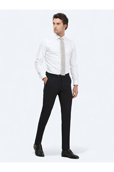 Kip Біла пряма класична сорочка з 100% бавовни