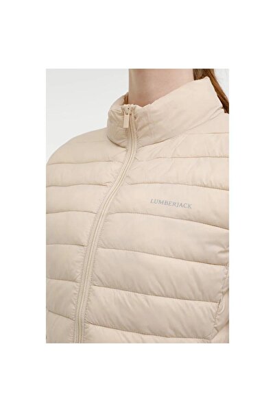 lumberjack Padded 3Pr Ecru Inflatable Comfort Casual Daily Thin Coat