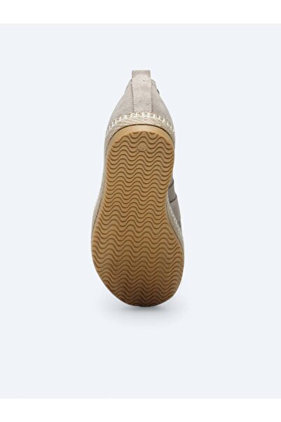 Kip Bej Süet Smart Casual Ayakkabı