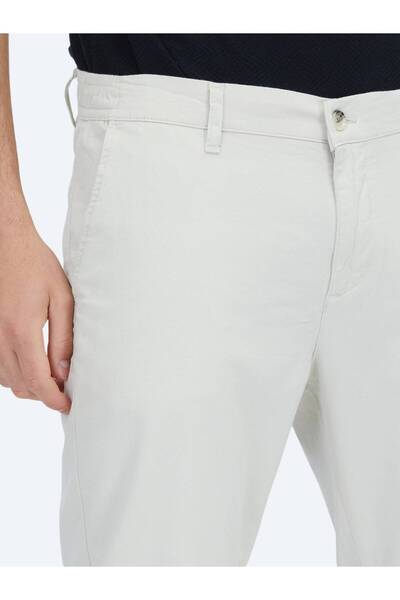 Kip Taş Düz Dokuma Jogging Fit Casual Pamuk Karışımlı Pantolon