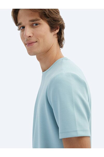 Kip Mint Plain Crew Neck T-Shirt