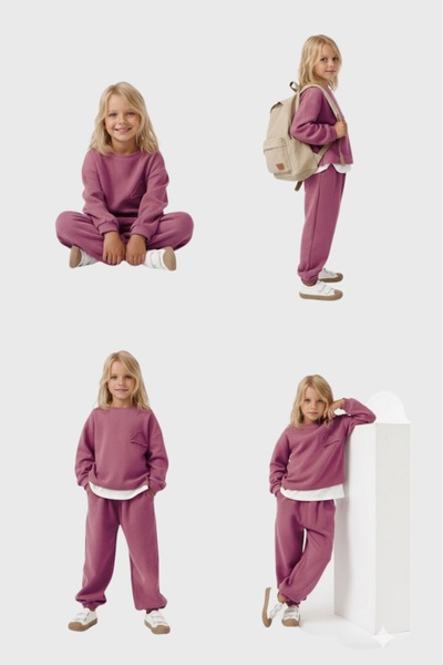 lorio kids Unisex Kids and Baby Sweatshirt Set - Nursery Tracksuit