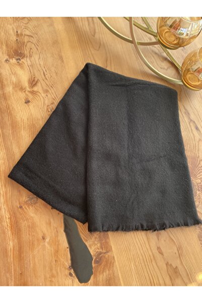 Bohemian Women's Black Checkered Soft Textured Scarf Shawl