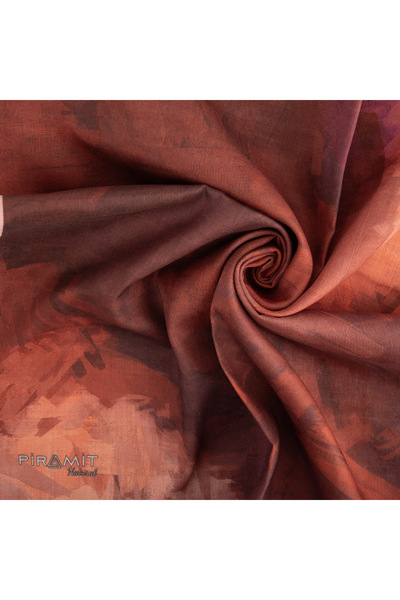 PİRAMİT Natural Patterned Scarf