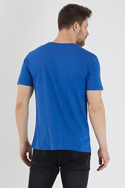 Slazenger Ανδρικό μπλουζάκι Saks Blue - Sander Ktn