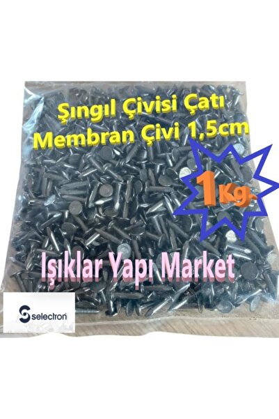 Selectron Şıngıl Çivisi Shingle Çivi Çatı Membran Çivi 1.5 Cm (1 Kg)