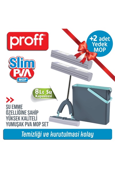 Proff Slim Pva Mop Set