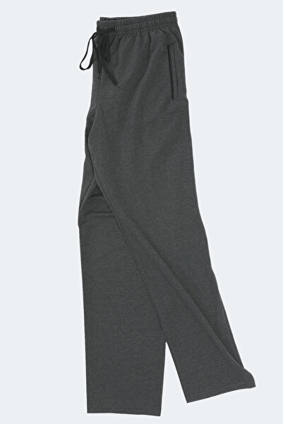 Slazenger JERRY Büyük Beden Erkek Koyu Gri Eşofman Altı