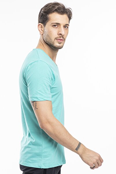 Slazenger Ανδρικό T-shirt Sargon Σκούρο πράσινο St10te112