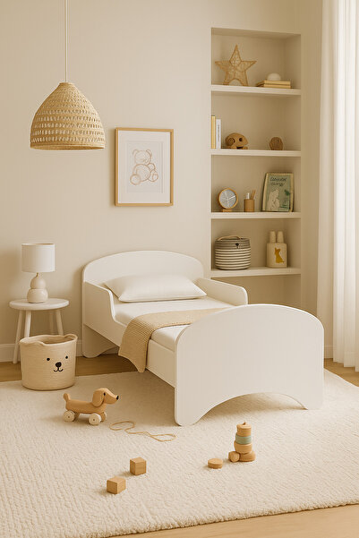 Kidy Woody Furniture Tidywoody Genç ve Çocuk Karyola - 90x190 Karyola - Tek K...