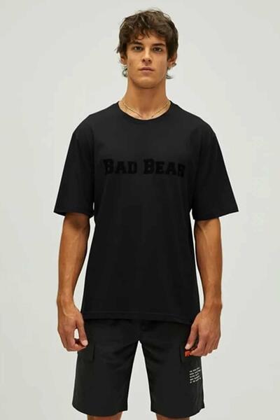 Bad Bear Men's T-shirt - Badbear Title, 22.01.07.053 MidnightMidnight
