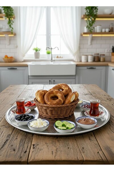 Jet's Home صينية طاولة ارضية 61 سم صينية استانلس