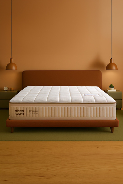 Sleeptown Organic Comfort Ortopedik Çift Taraflı Micro Pocket Yaylı Yatak Tek Kişilik