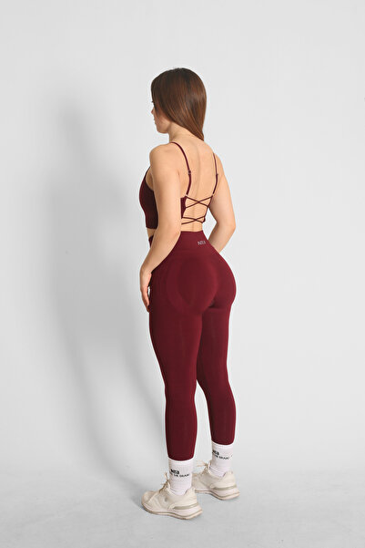 NTB Nature The Brand Leggings fără cusături cu talie înaltă, care ridică șoldurile, leggings push-up fără cusături, leggings modelatori, leggings elastici