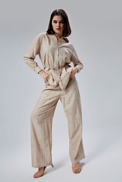 Bolivente Mink Regular Batik Shirt Trousers Set