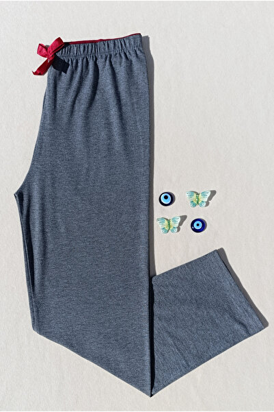 siyalife Soft Textured Gray Women's Pajamas