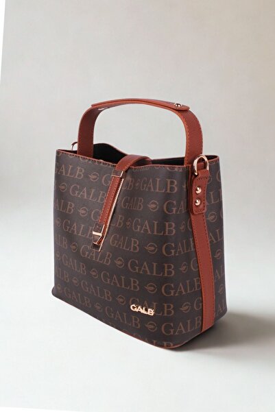 GALB حقيبة كتف نسائية فاخرة من الجلد مناسبة للاستخدام اليومي