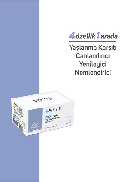 Cliniclab Somon Dna %10 Içeren Yaşlanma Karşıtı Yenileyici Meso Serum 6 ml X 2 Adet