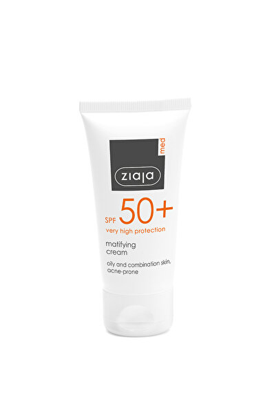 Ziaja Med SPF 50+ Yağlı ve Karma Ciltler İçin Matlaştırıcı Güneş Kremi – 50 ml