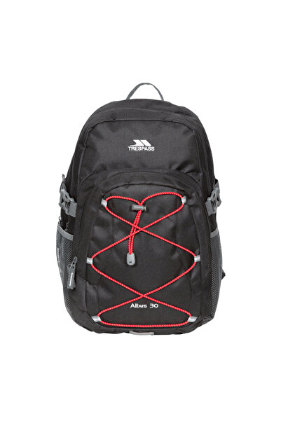 Trespass Albus - Casual Backpack Unisex Black Backpack Unisex Backpack Uuacbac10004